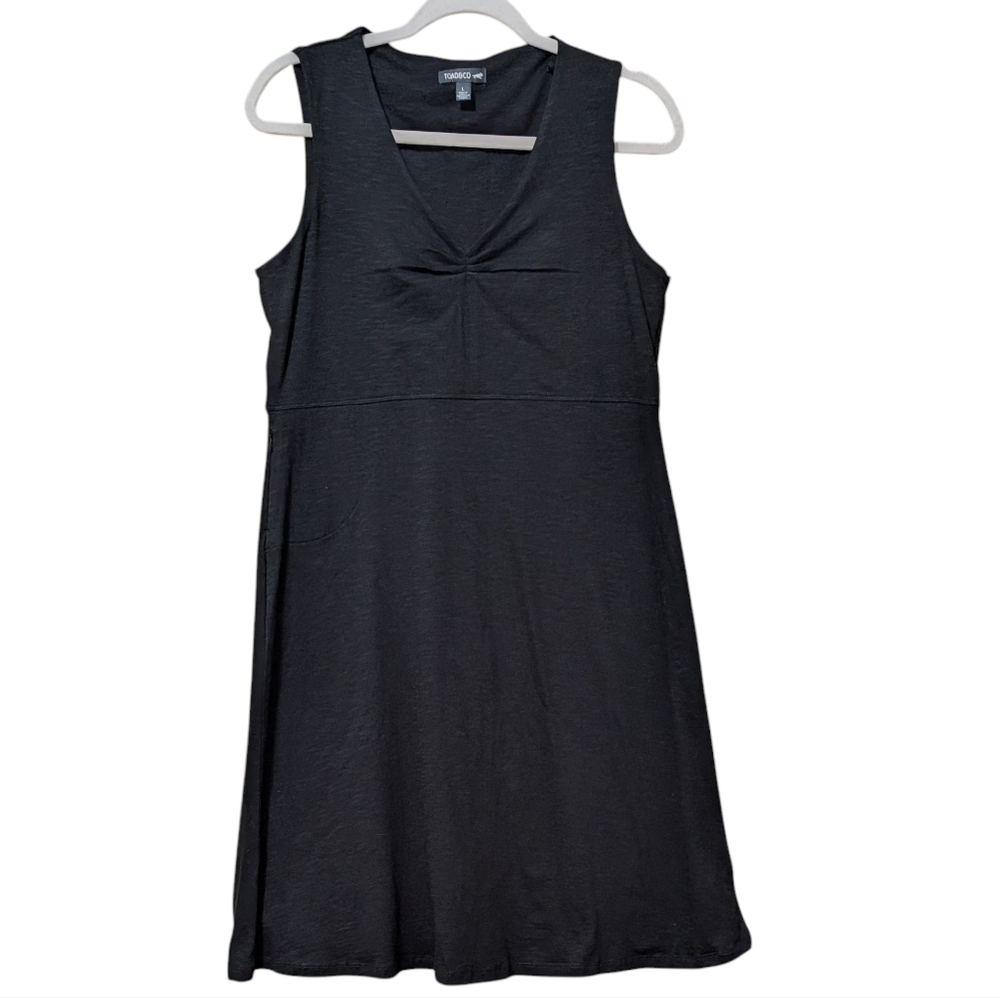 Toad&Co Black Sleeveless Dress
